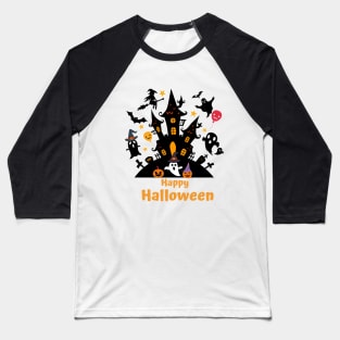 Halloween For Boys Grils, Happy Halloween, Kids Halloween T-Shirt Baseball T-Shirt